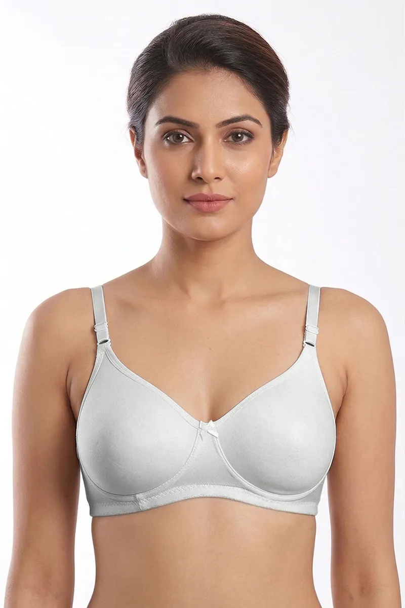 Cotton Blend Padded Bra for Women  019596GRE32