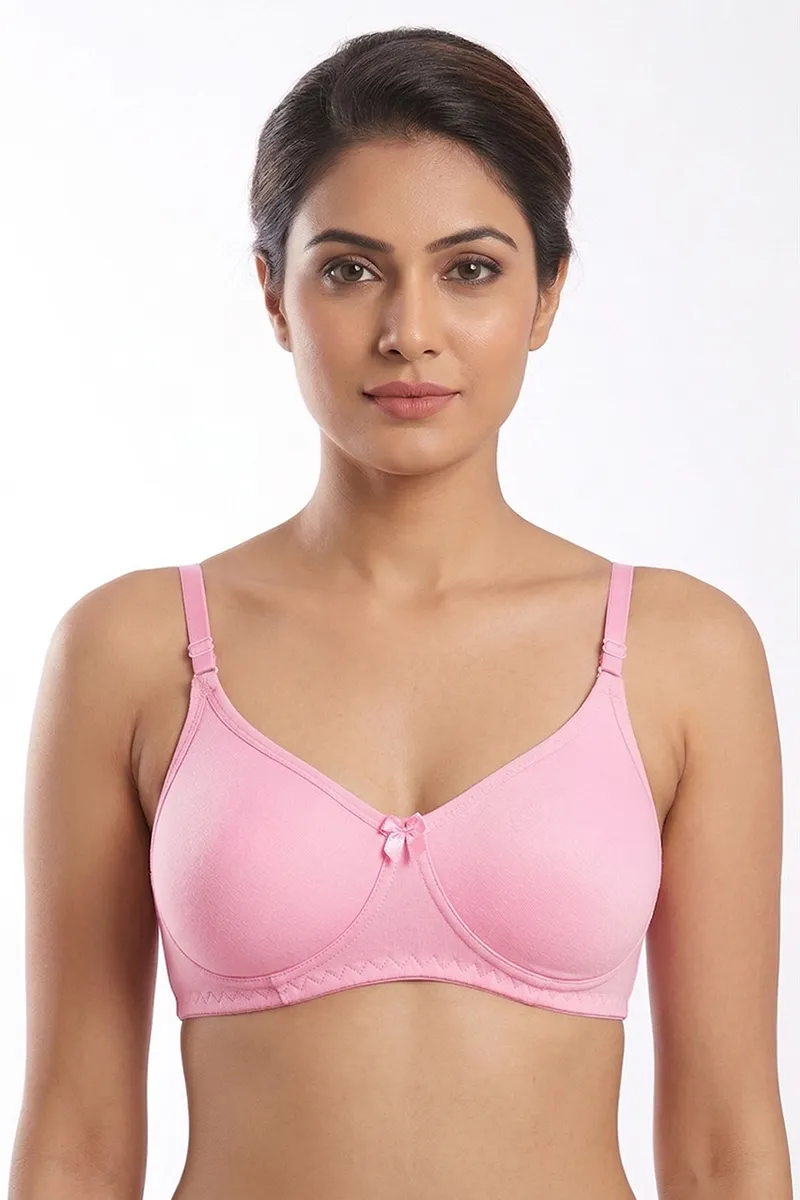 Cotton Blend Padded Bra for Women  019596LIGPIN36