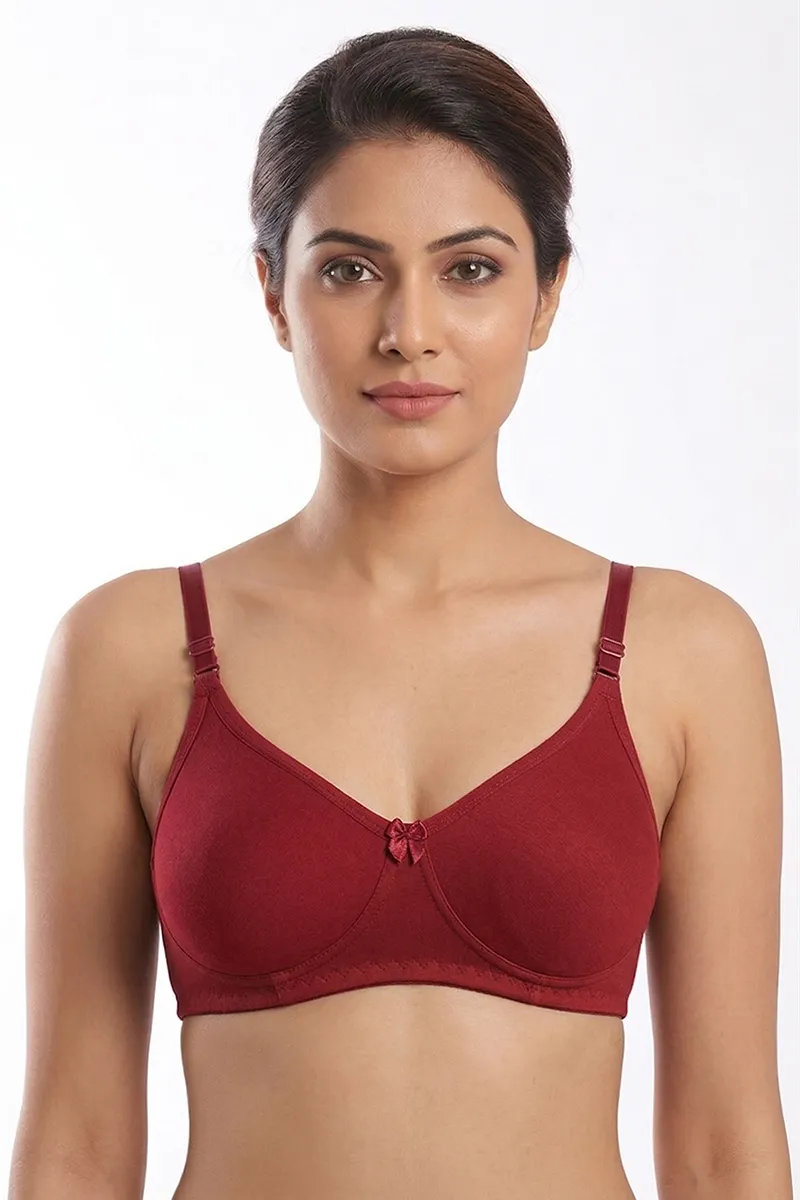 Cotton Blend Padded Bra for Women  019596MAR36