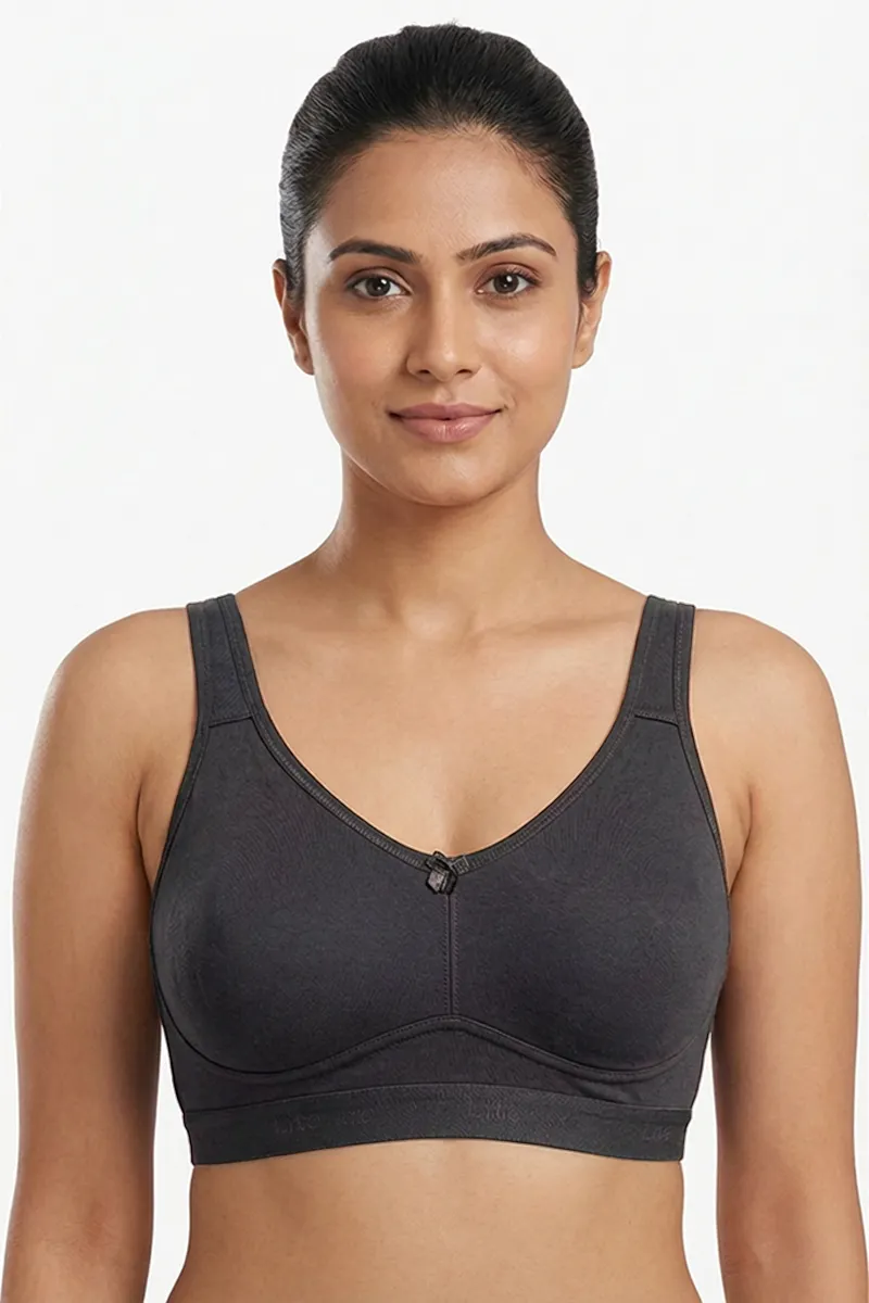Cotton Blend Non Padded Bra for Women  019651ANTMEL402