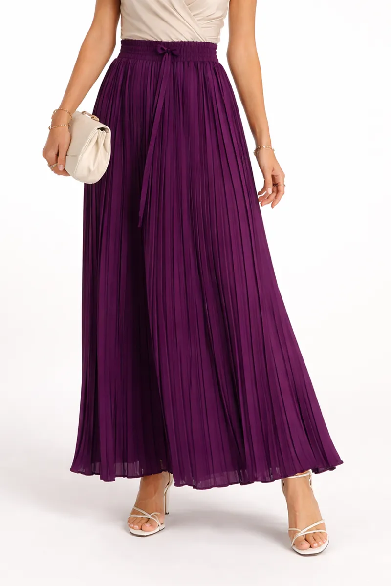 Polyester Solid Western Skirt for Women 019722FRESIZPUR