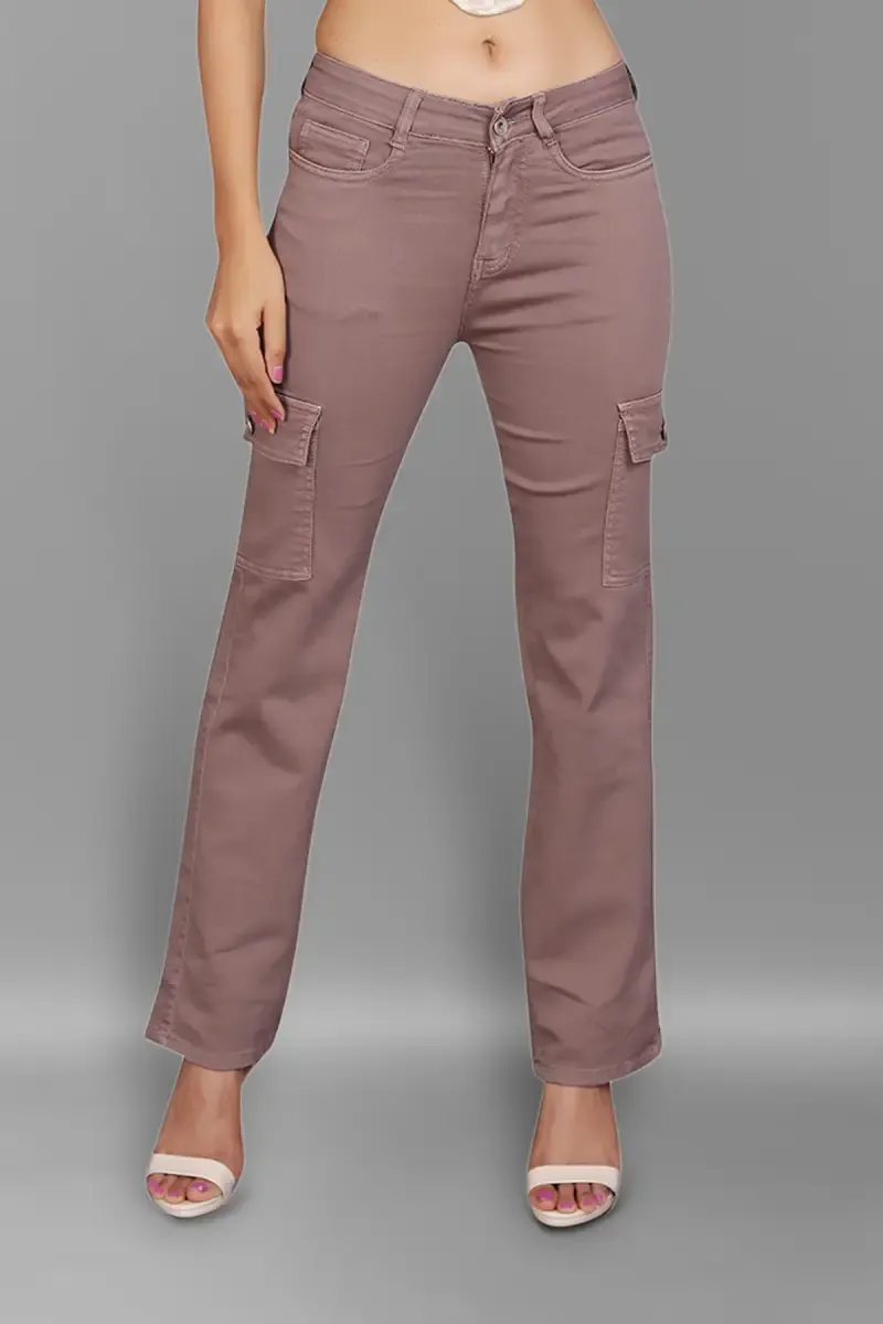 Denim Solid Mid Rise Jeans for Women 01972934MAU