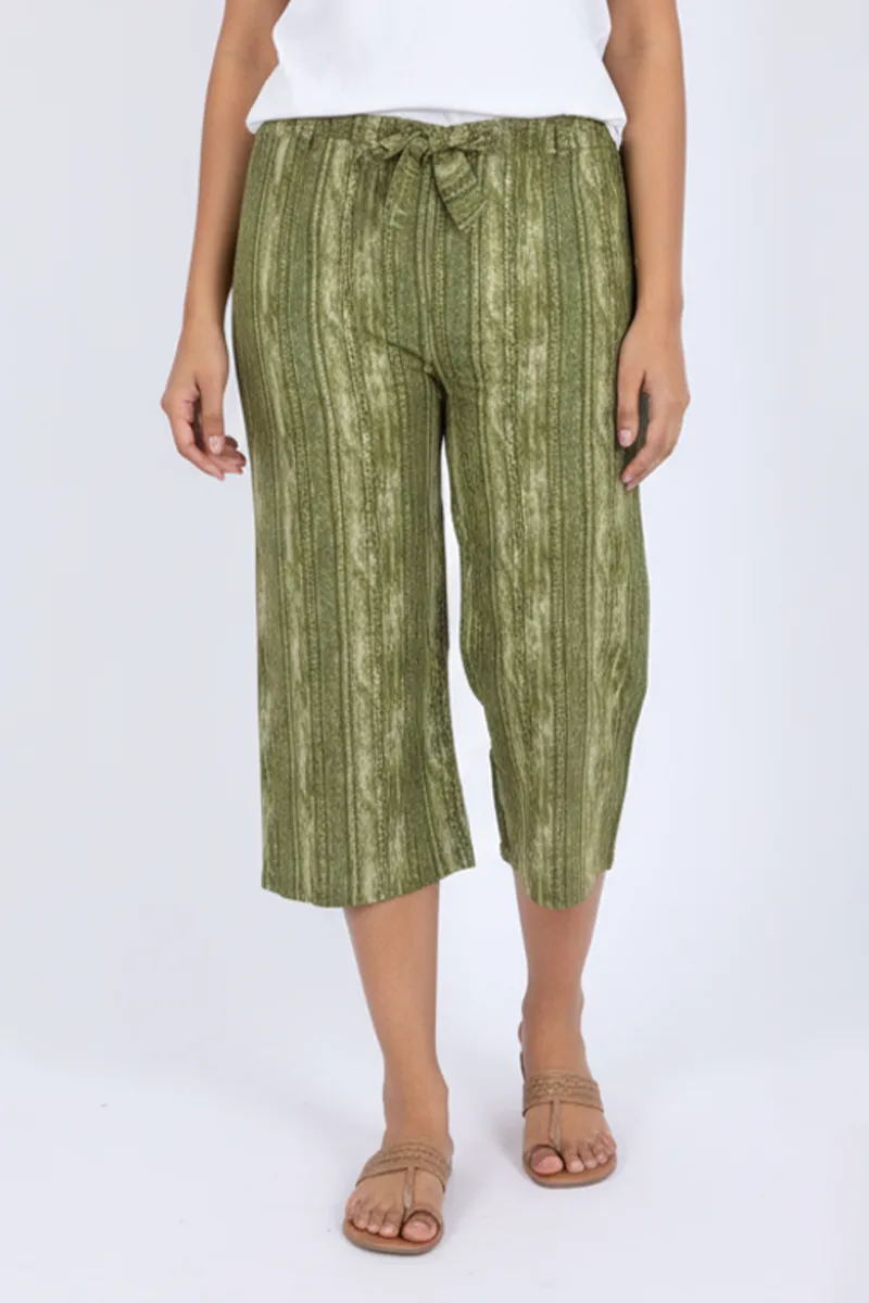 Cotton Blend Printed Palazzos for Women  019740GRE32