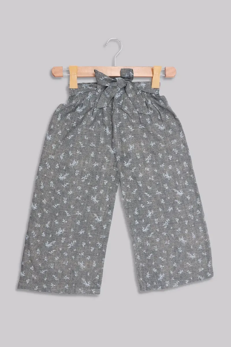 Cotton Blend Printed Palazzos for Women 019745MUL32