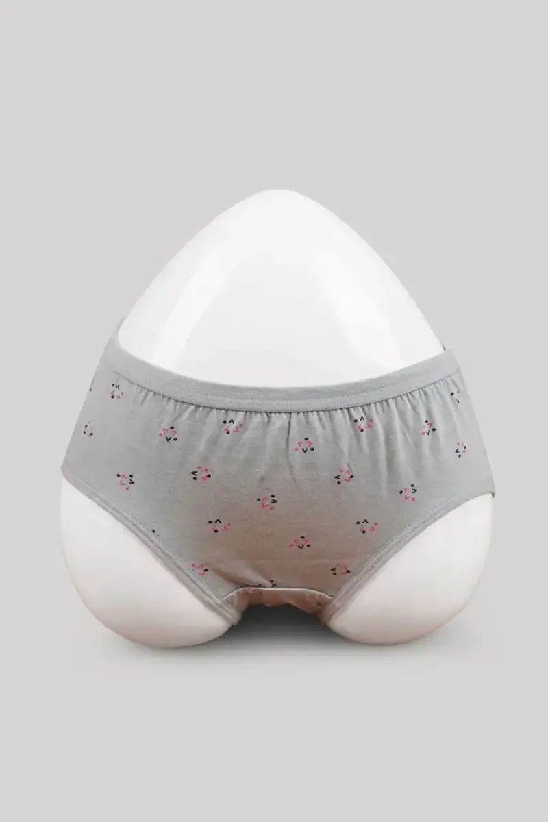 Cotton Blend Printed Hipster Panties for Women  0197703XLSEAGRE