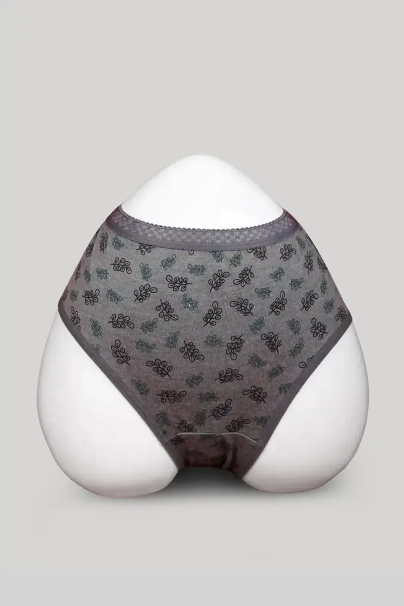 Cotton Blend Printed Hipster Panties for Women 0197723XLGRE