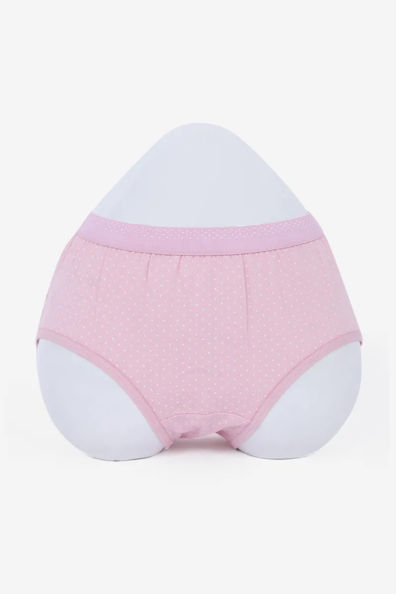 Cotton Blend Printed Hipster Panty for Women 019774LBABPIN