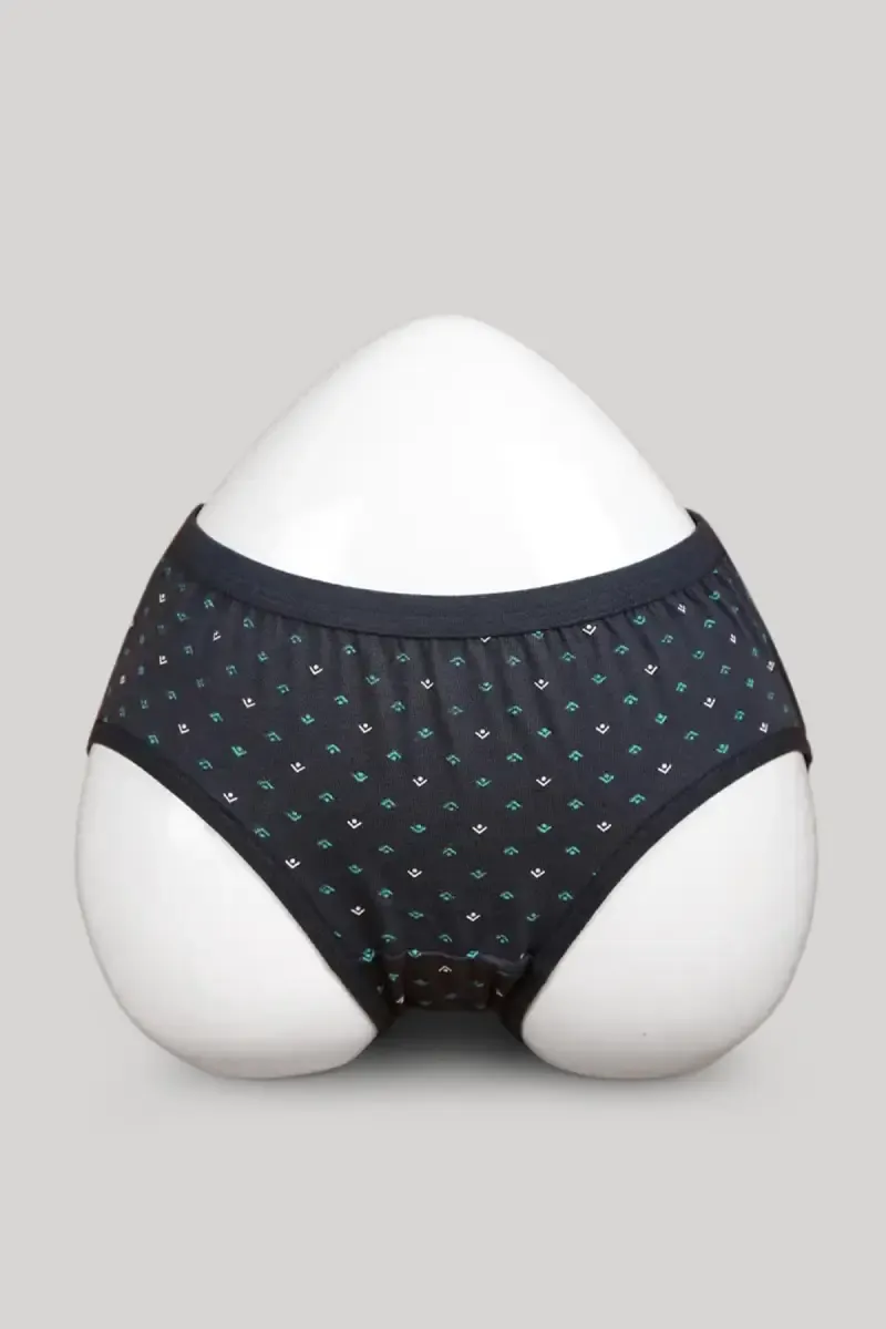 Cotton Blend Printed Hipster Panties for Women  019781LDARGRE