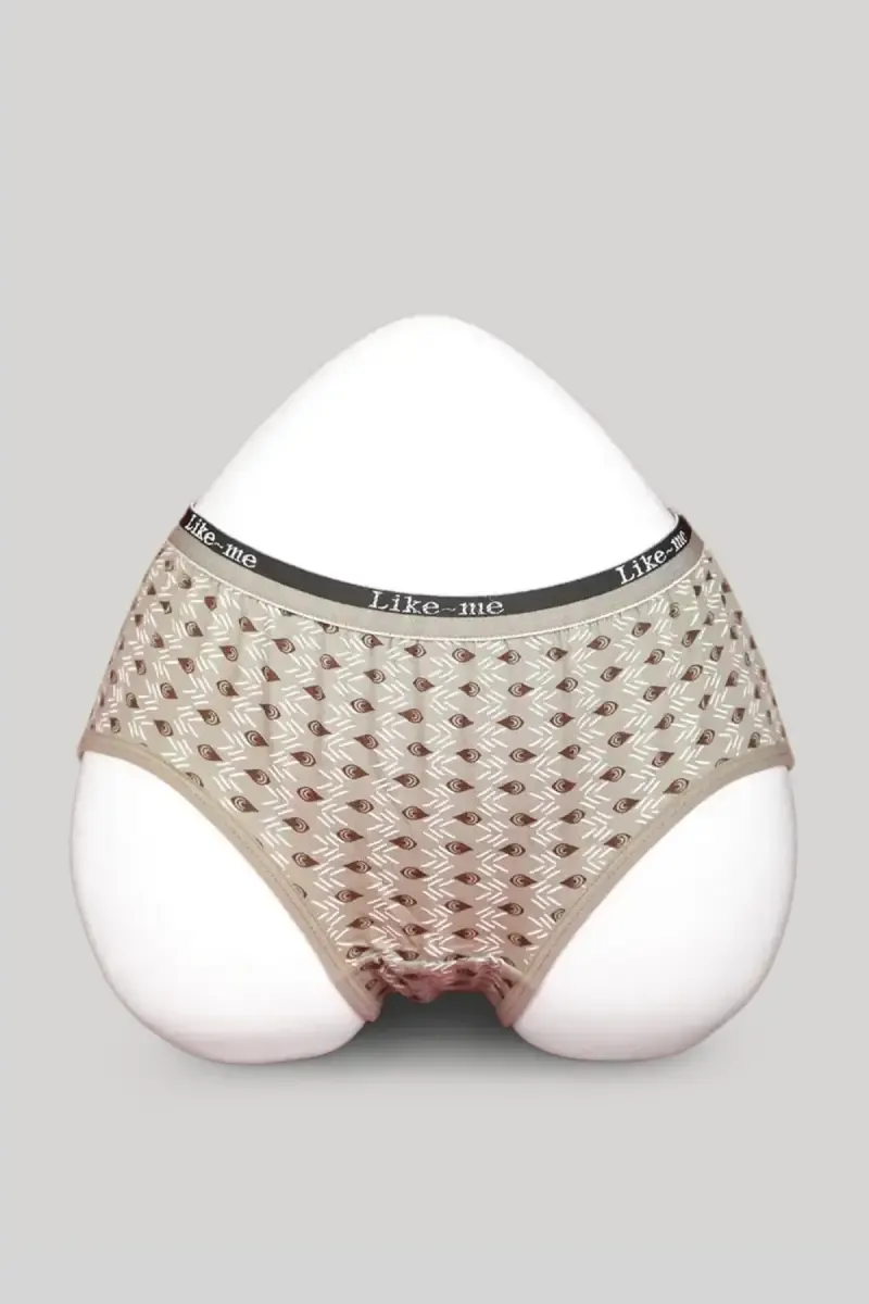 Cotton Blend Printed Hipster Panties for Women 019782MOLI2