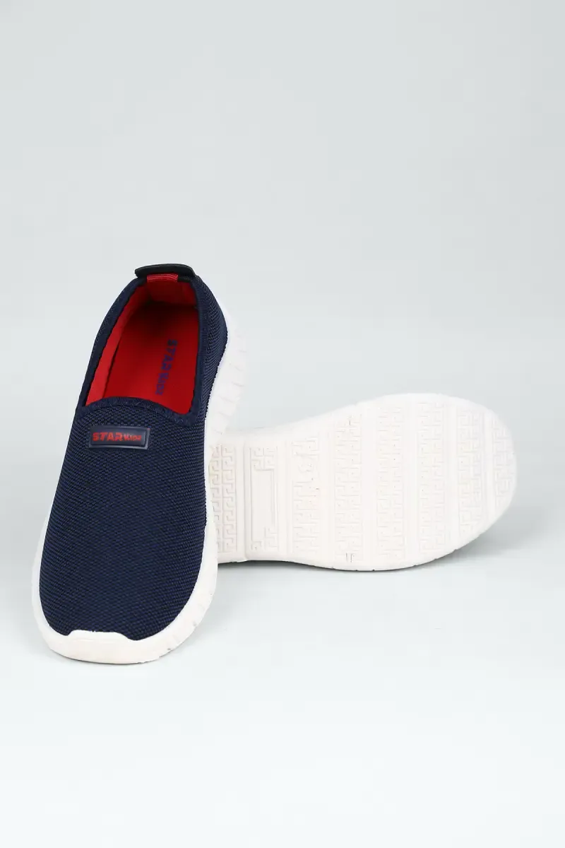 Mesh Slip-On Casual Shoes for Girls 01988912YRSNAVBLU