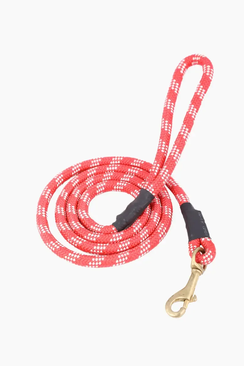 Canine Nylon Rope Leash For Dogs (Red) - Small 019914REDSMA