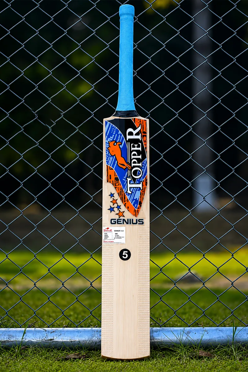 Topper Genius Wooden Cricket Bat  - Size 5