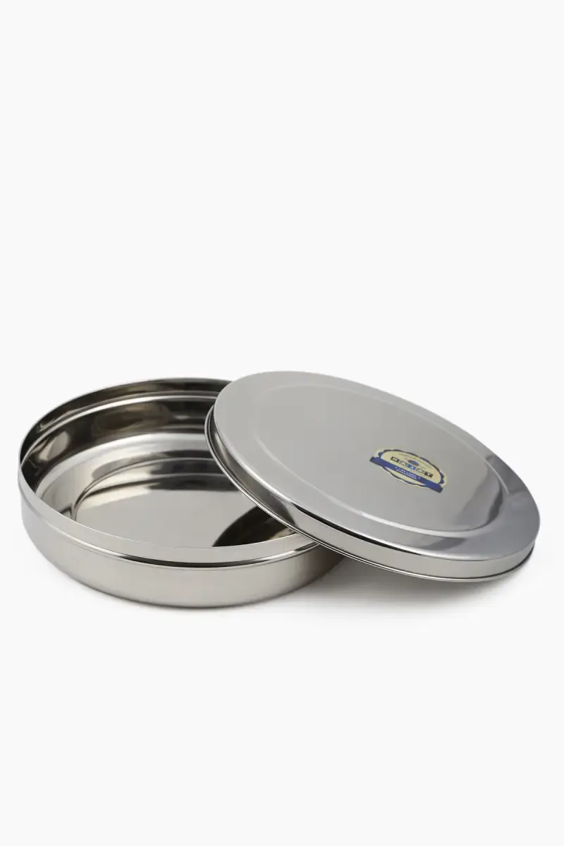Rajat Stainless Steel Puri Dabba Container - 2100ml