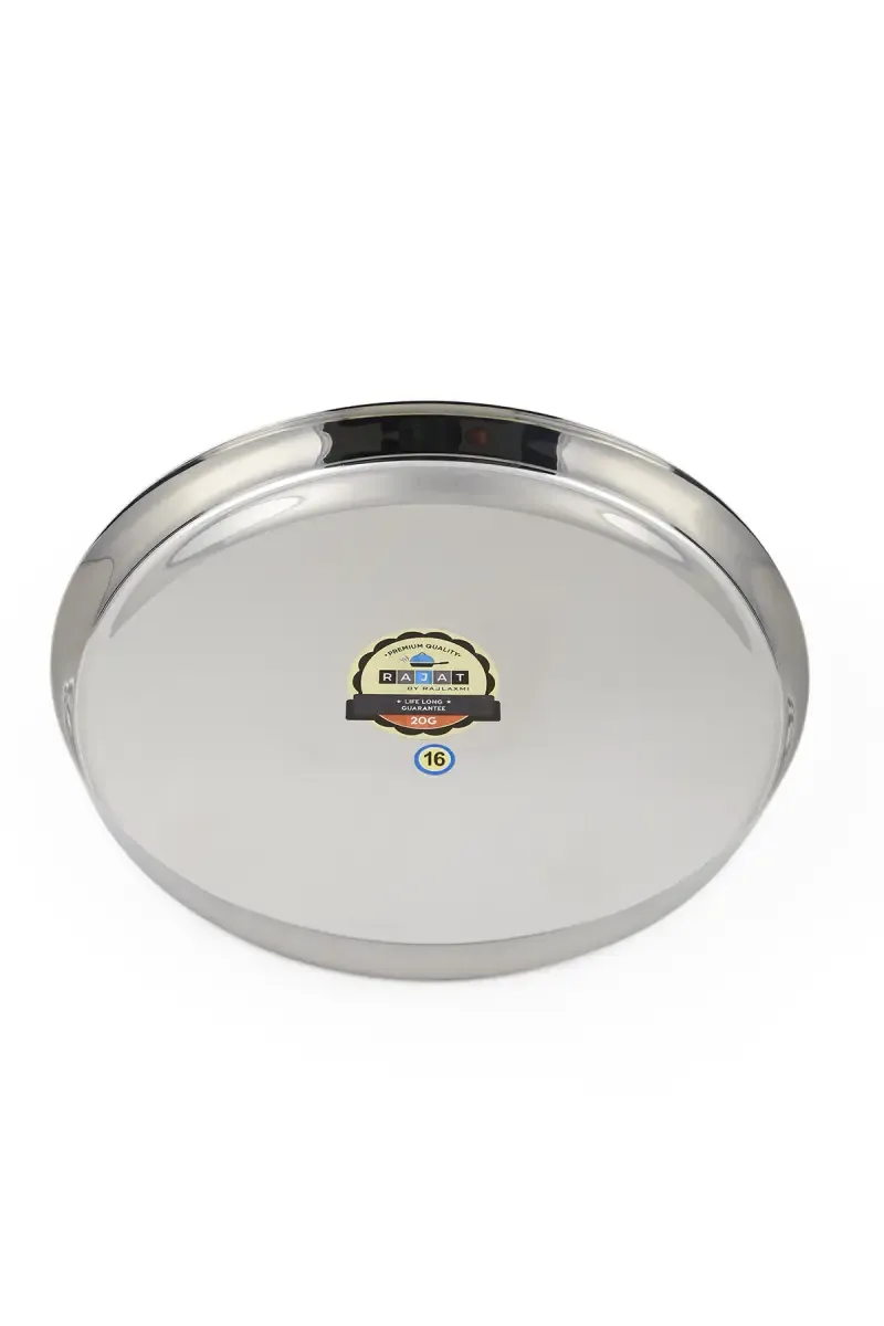 Rajat Stainless Steel Plate / Thali - 35cm