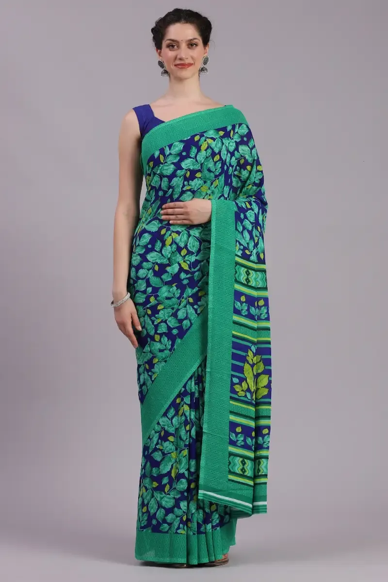 Georgette Printed Saree for Women