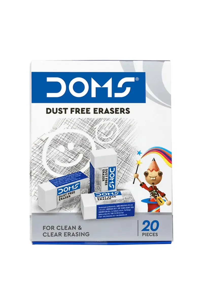 Doms Dust Free Eraser - Pack of 20