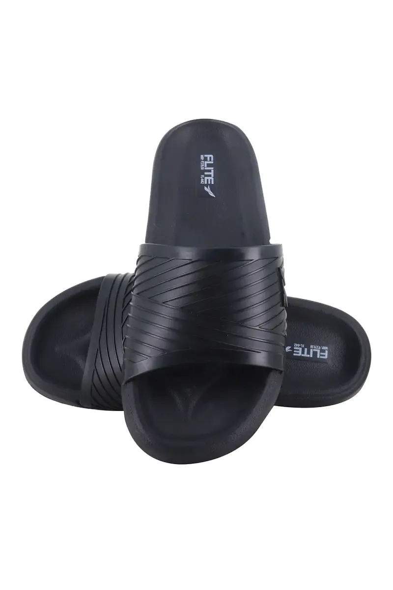 Casual Slip-On Flat Slides for Men 0202199BLA