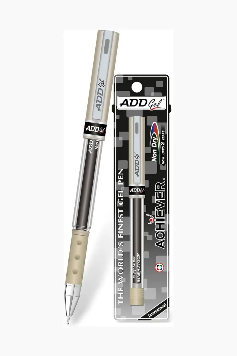 Add Gel Achiever Gel Pen (Black) - Pack of 1