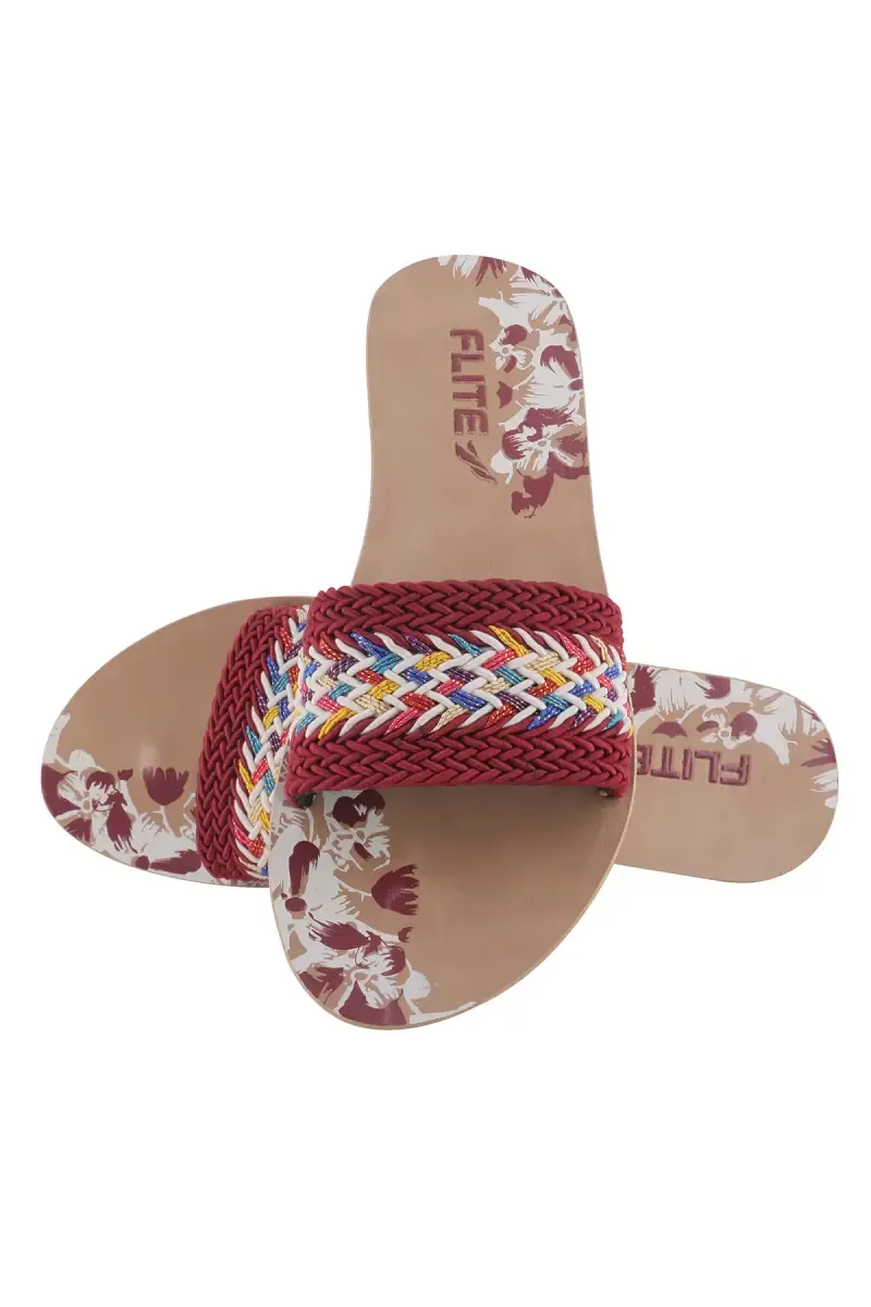Floral Printed Casual Slides for Women