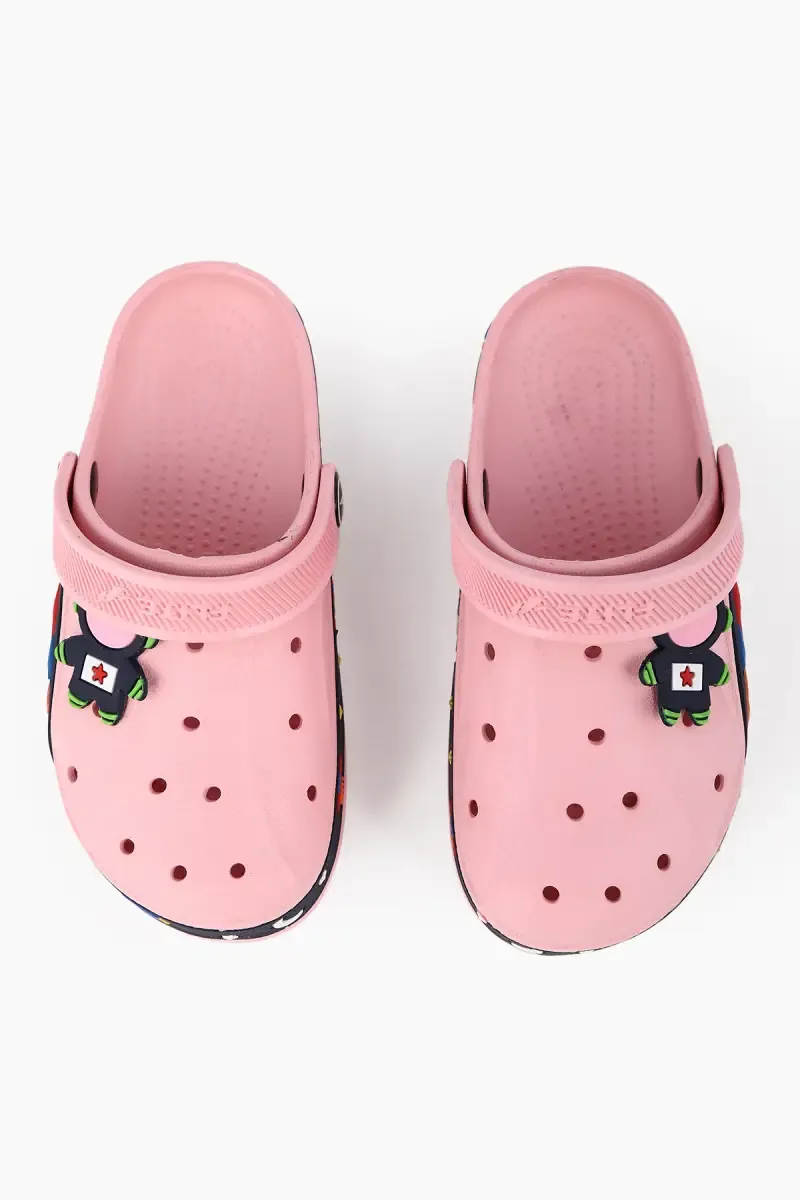 Kid's Sling Back Cute Clogs 0203735YRSBABPIN