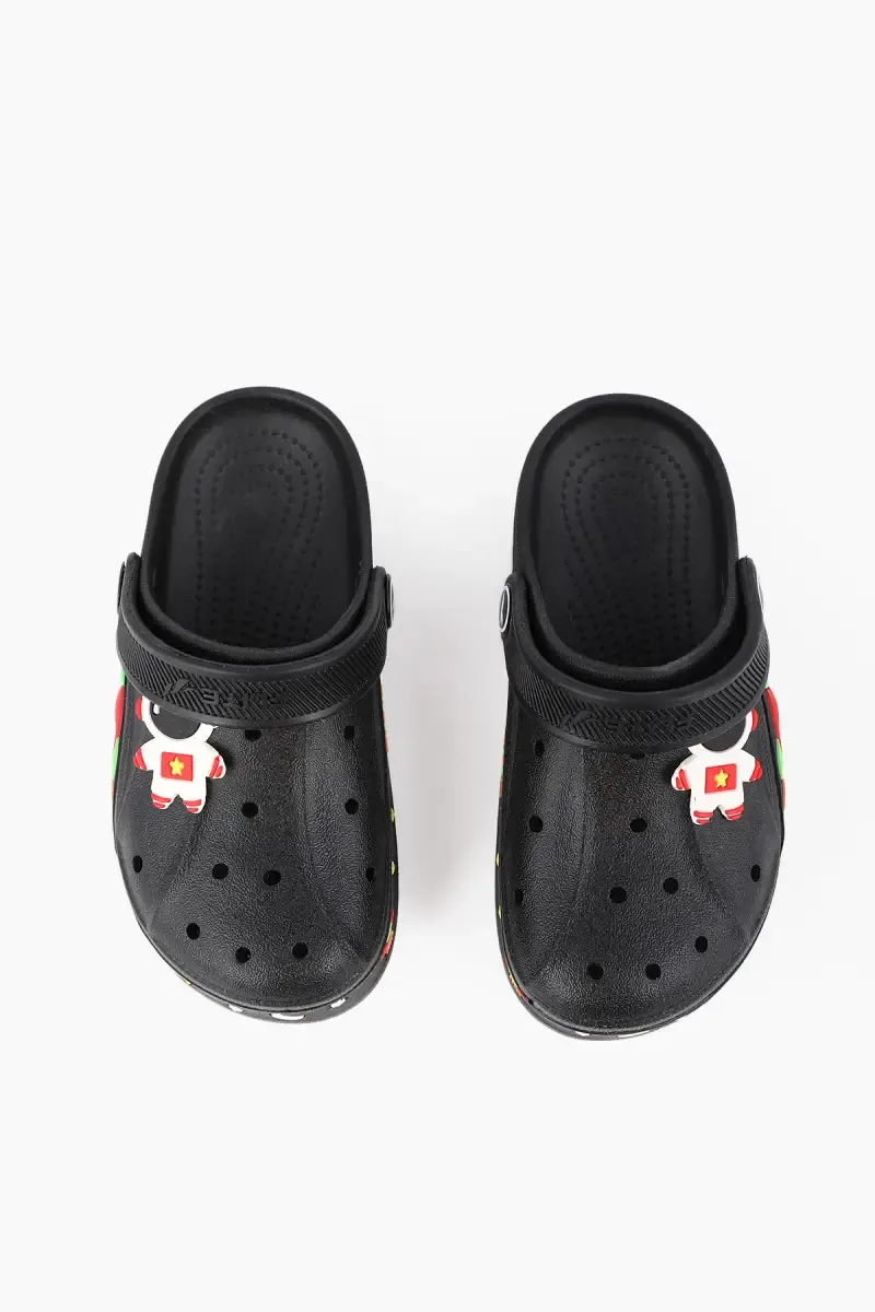 Kid's Sling Back Cute Clogs 0203738YRSBLA