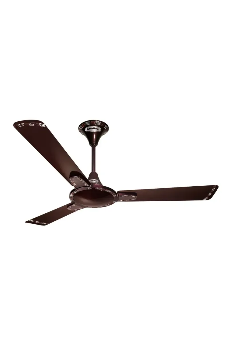 Khaitan Flair 47 1200mm BEE 1 Star Rated 3 Blade Ceiling Fan (Choco Brown)