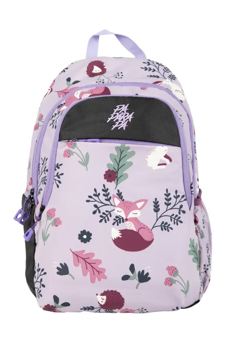 Girl's Floral Printed Casual Backpack