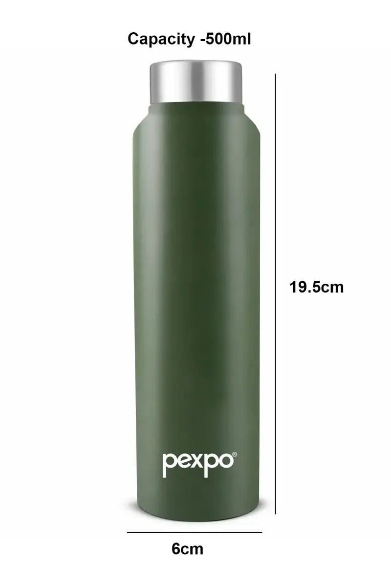 Pexpo Stainless Steel Chromo Water Bottle - 500ml