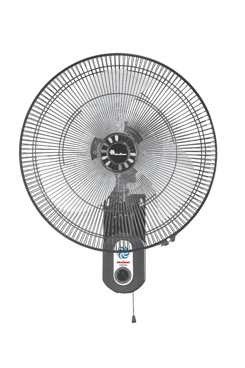 Khaitan Toofan 450mm 3 Blade Wall Fan (Chrome & Black)