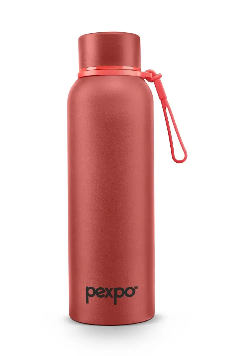 Triply Stainless Steel Bravo Vaccum Insulated Flask - 700ml (Pexpo) 020517CRIRED700ML2