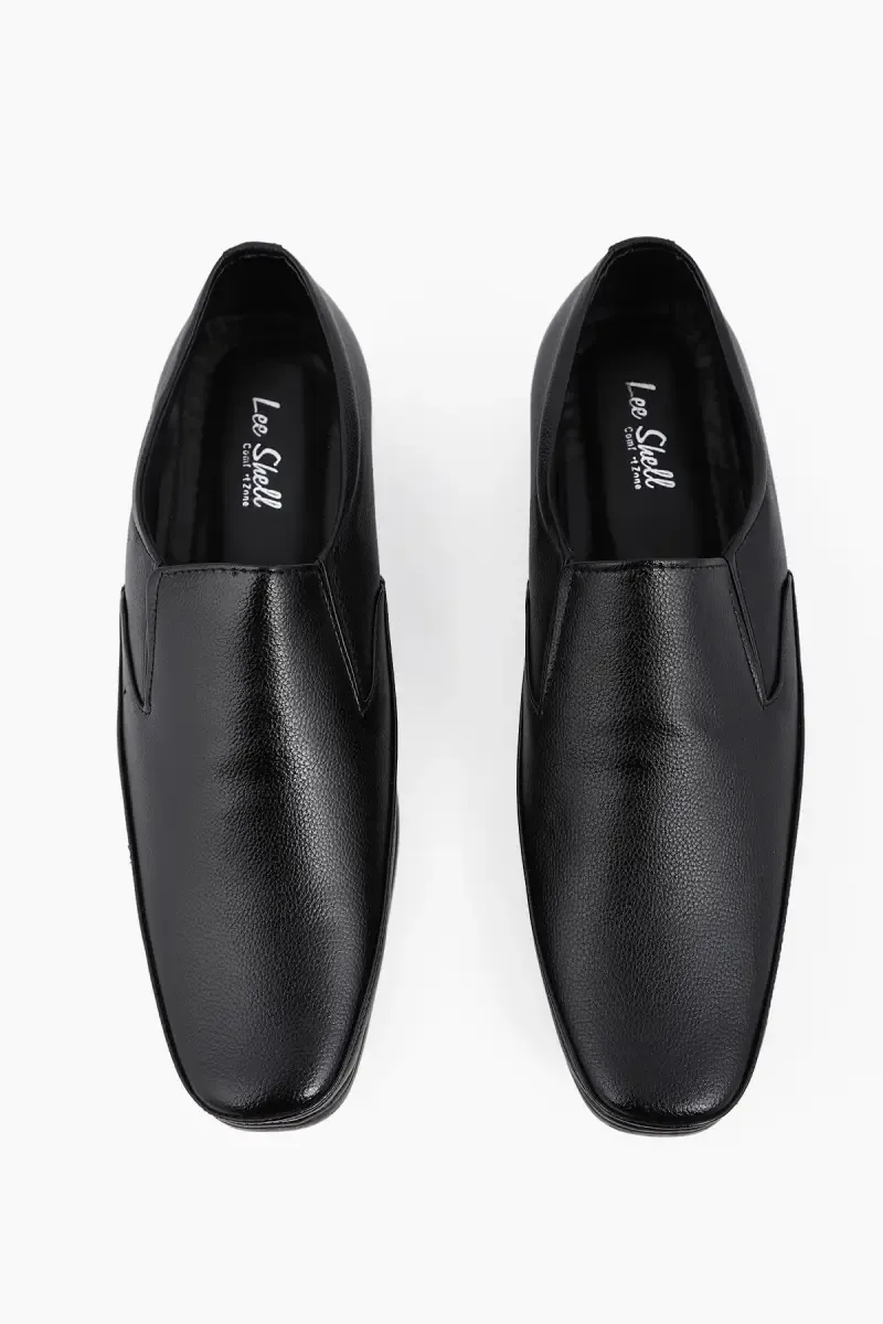 Black Synthetic Leather Formal Shoes for Men 0205649BLA