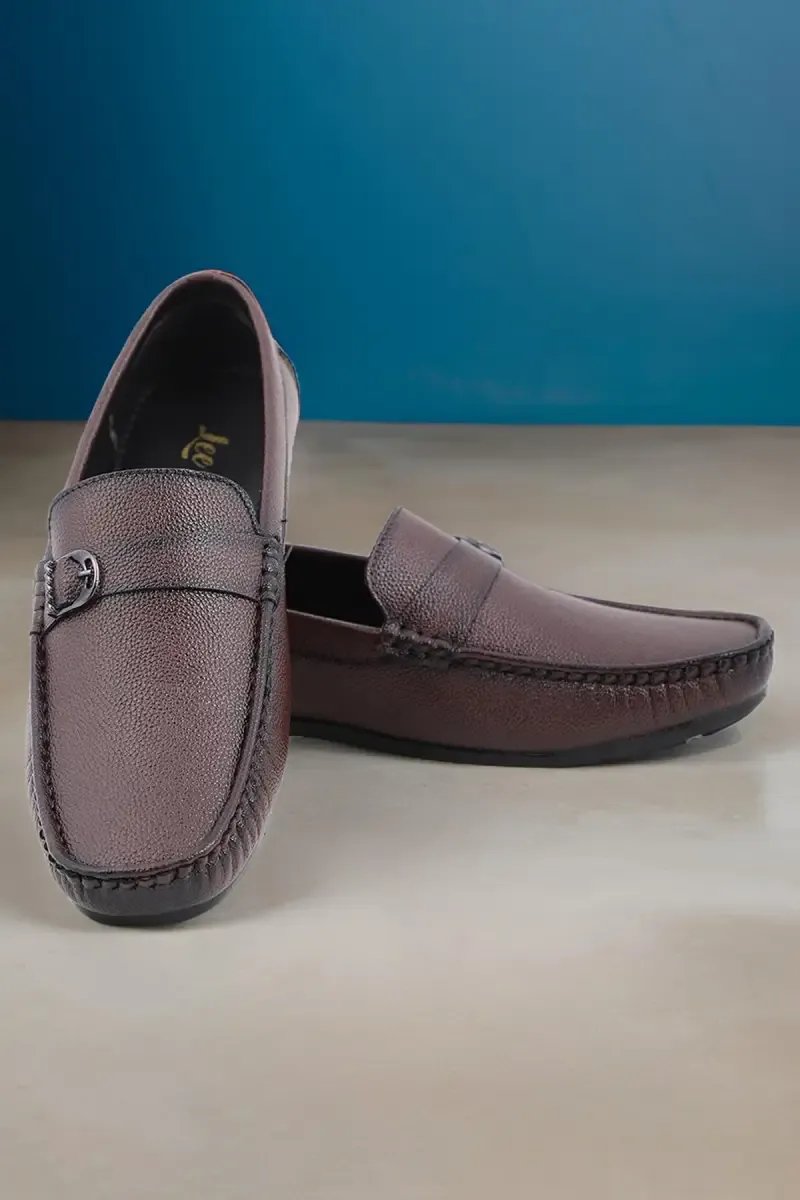 Square Toe Breathable Loafers for Men 02057546BRO