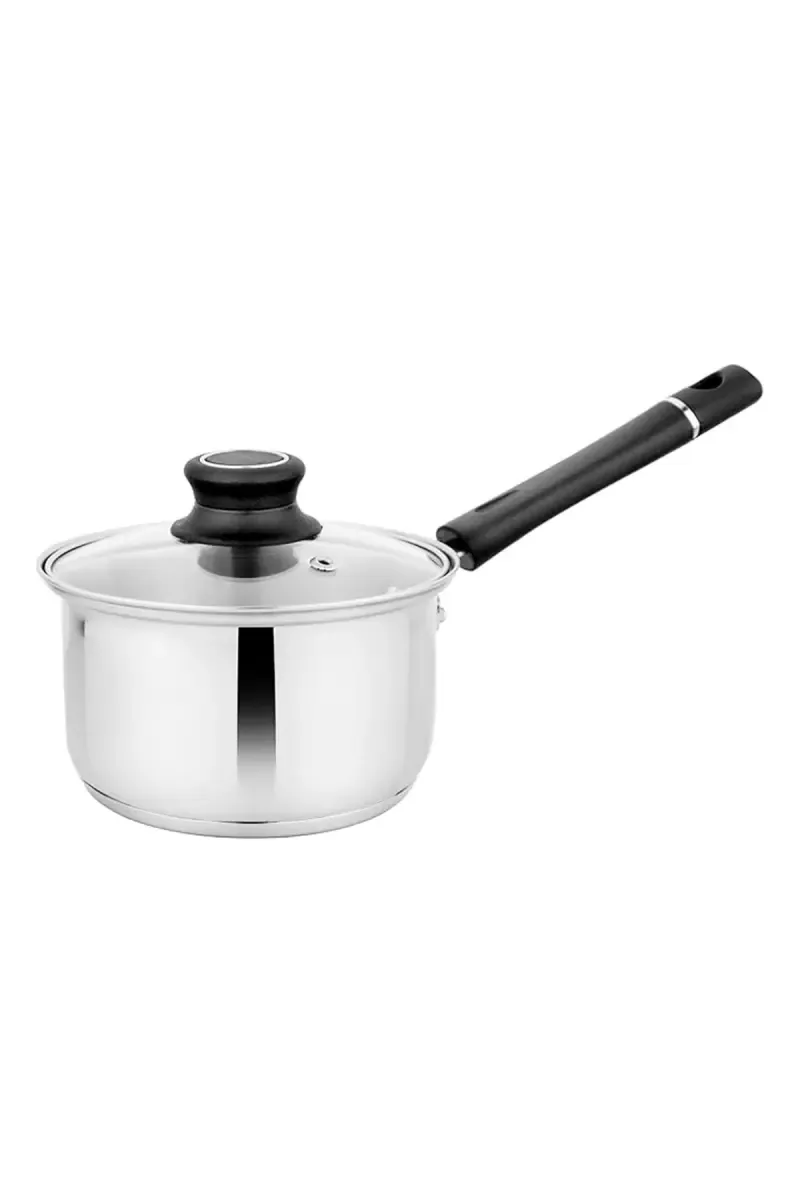 Steelcraft Stainless Steel Amaze Saucepan with Lid, Pack of 1 - 800ml/14cm