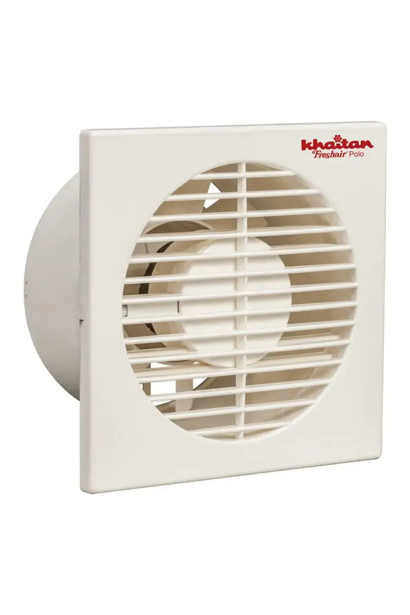 Khaitan Polo 150mm 5 Blade Exhaust Fan (White)