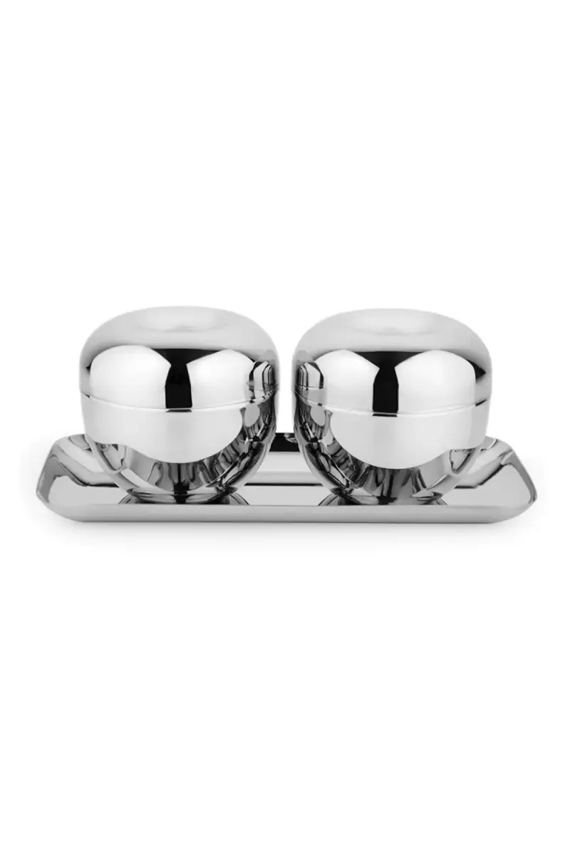 Steelcraft Stainless Steel Grace Serving Set - 2 Bowls & 1 Tray