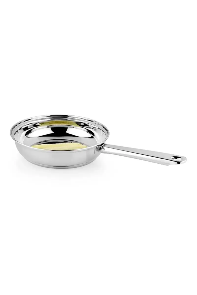 Steelcraft Stainless Steel Jazz Fry Pan , Pack of 1 - 1000ml/22cm	