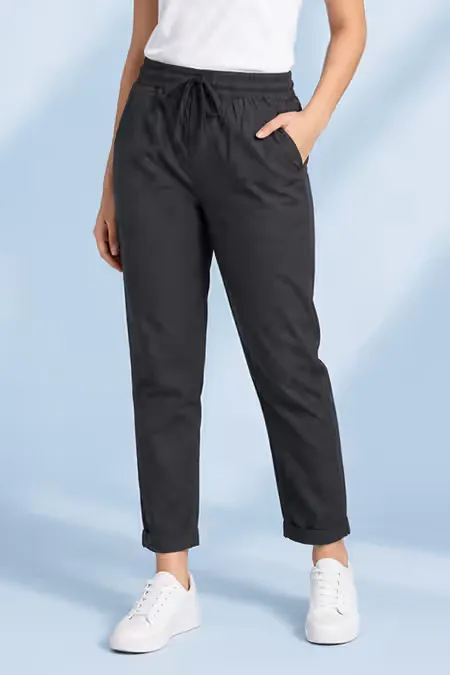 Cotton Blend Solid Kurti Pant for Women 020705XLDARGRE