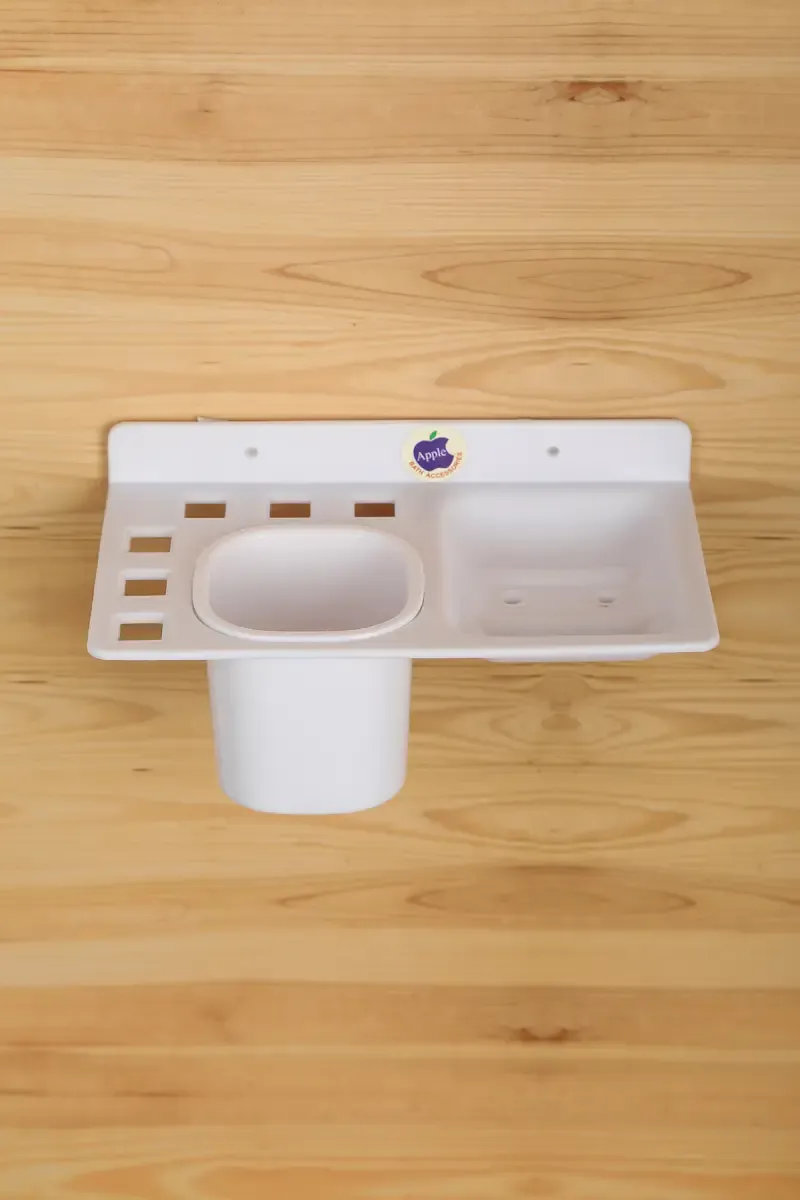 Focus 3 in 1 Soap Stand with Tumbler Holder - 20cm 020711WHIPOL