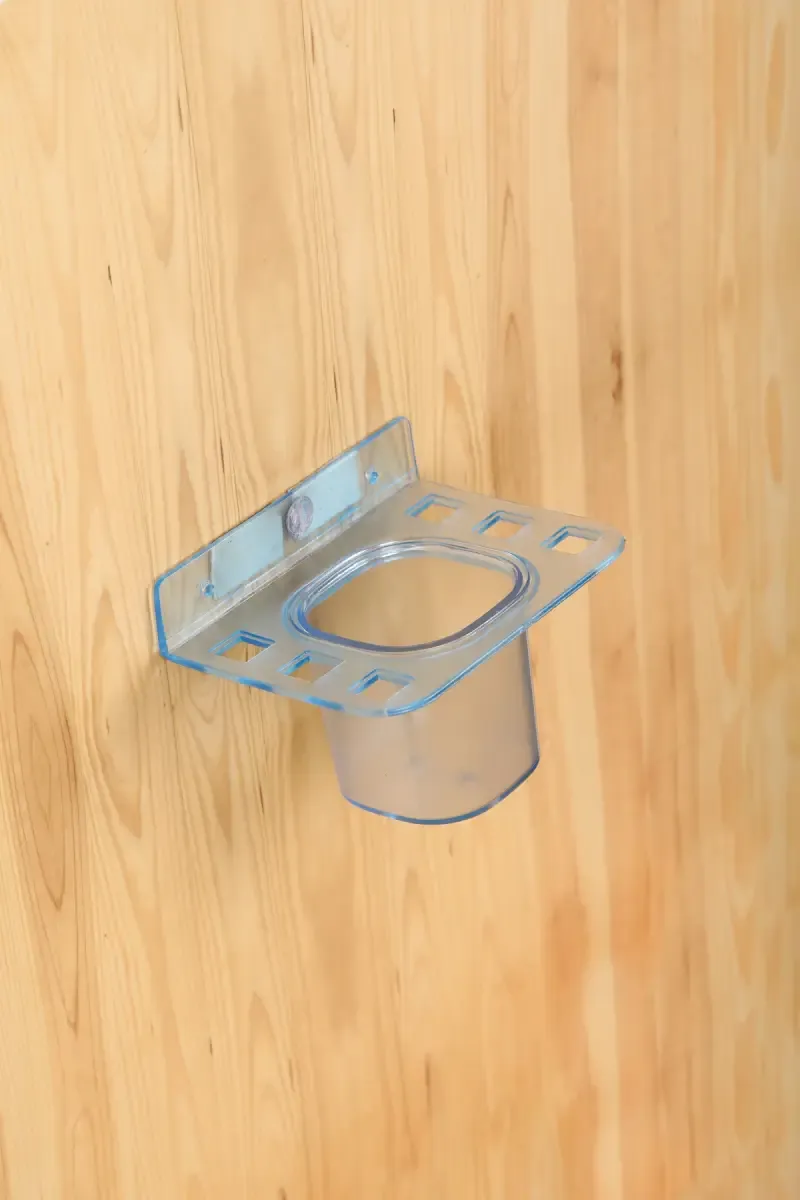 Charlie Polycarbonate Unbreakable Brush Holder with Tumbler - 14 Cm