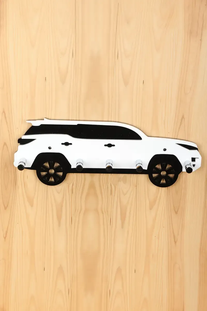 Focus Acrylic Car Key Stand, 5 Pin - 28cm