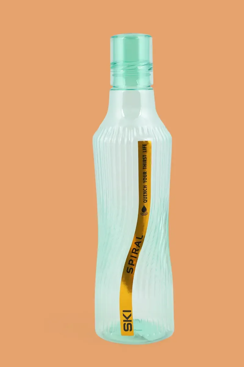 SKI Plastic Water Bottle, Pack of 1 - 1000 ML 020901GRE100ML
