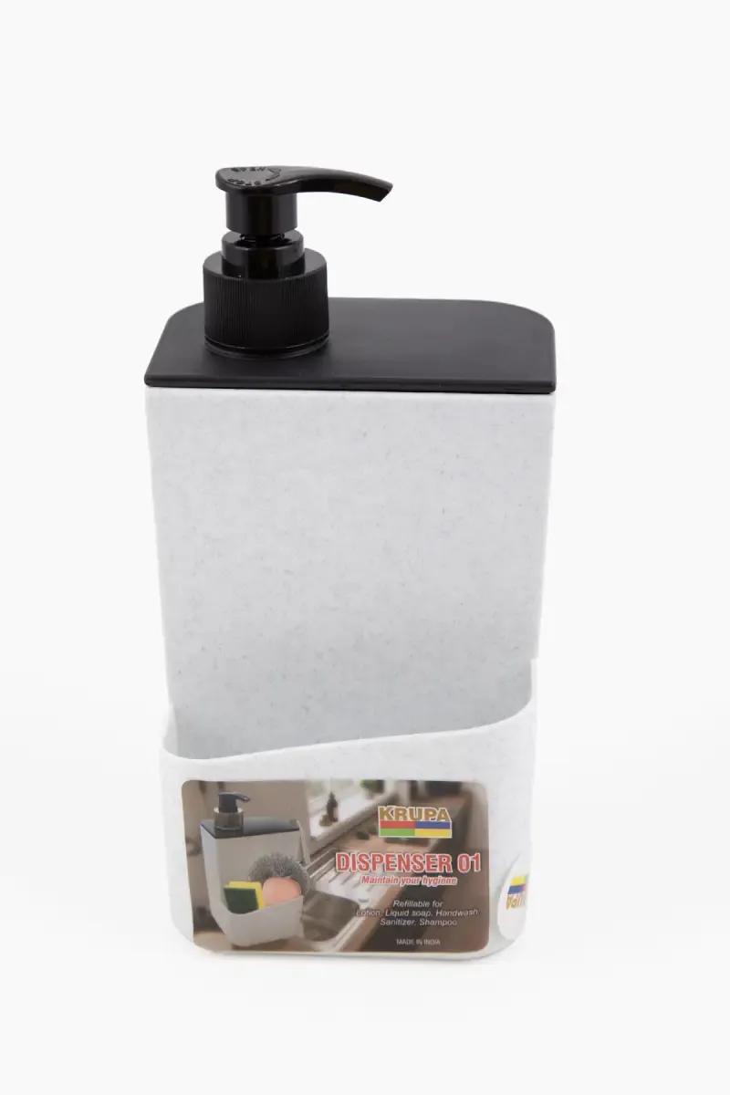 Krupa Plastic Multipurpose Soap Dispenser - 700 ML