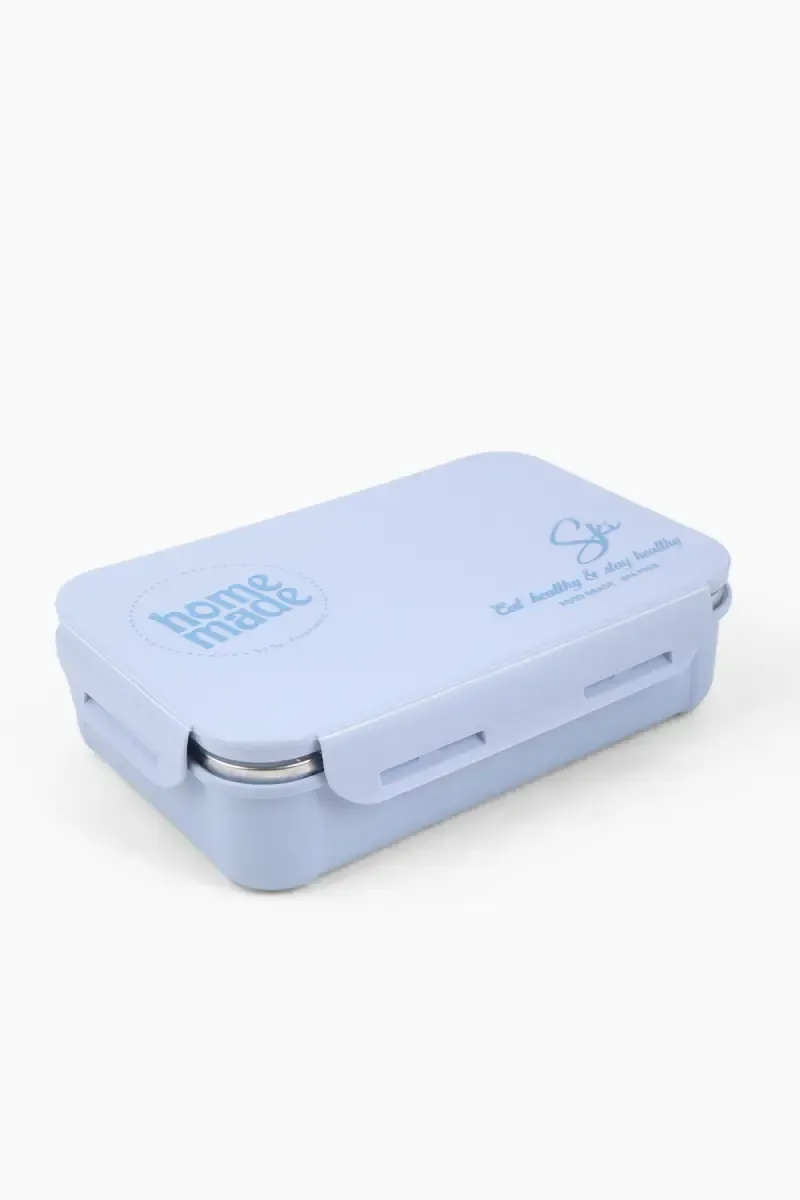 SKI Plastic & Stainless Steel Printed Lunch Box Set - 750ml