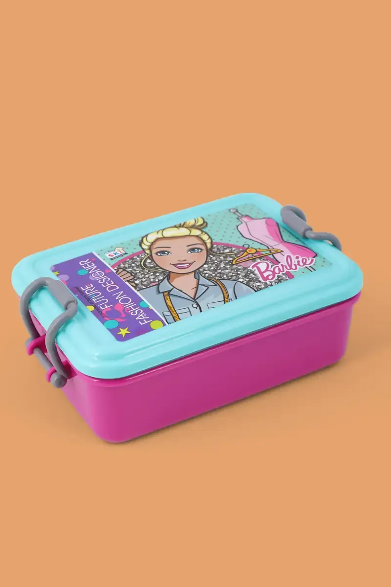 SKI Plastic Kids Lunch Box Set - 900ml 020922AQUBAR2