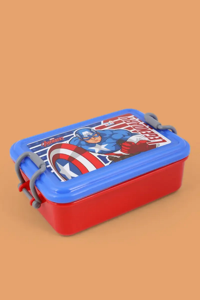 SKI Plastic Kids Lunch Box Set - 900ml 020922BLUAVE2