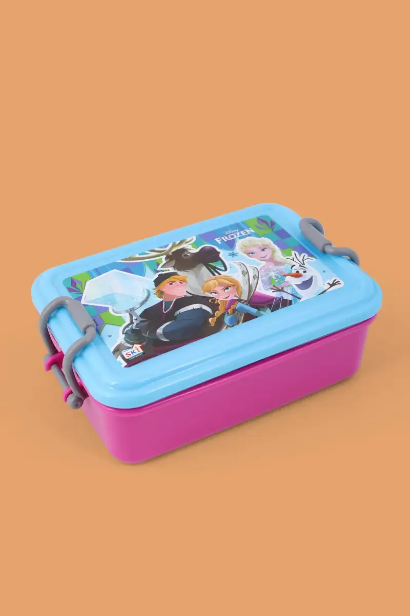 SKI Plastic Kids Lunch Box Set - 900ml 020922SKYBLUFRO2