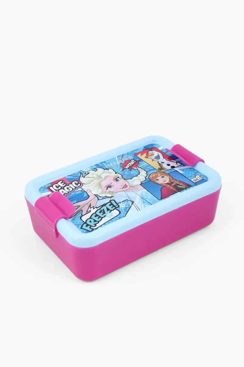 SKI Plastic Frozen Lunch Box Set - 700ml 020925SKYBLUFRO2