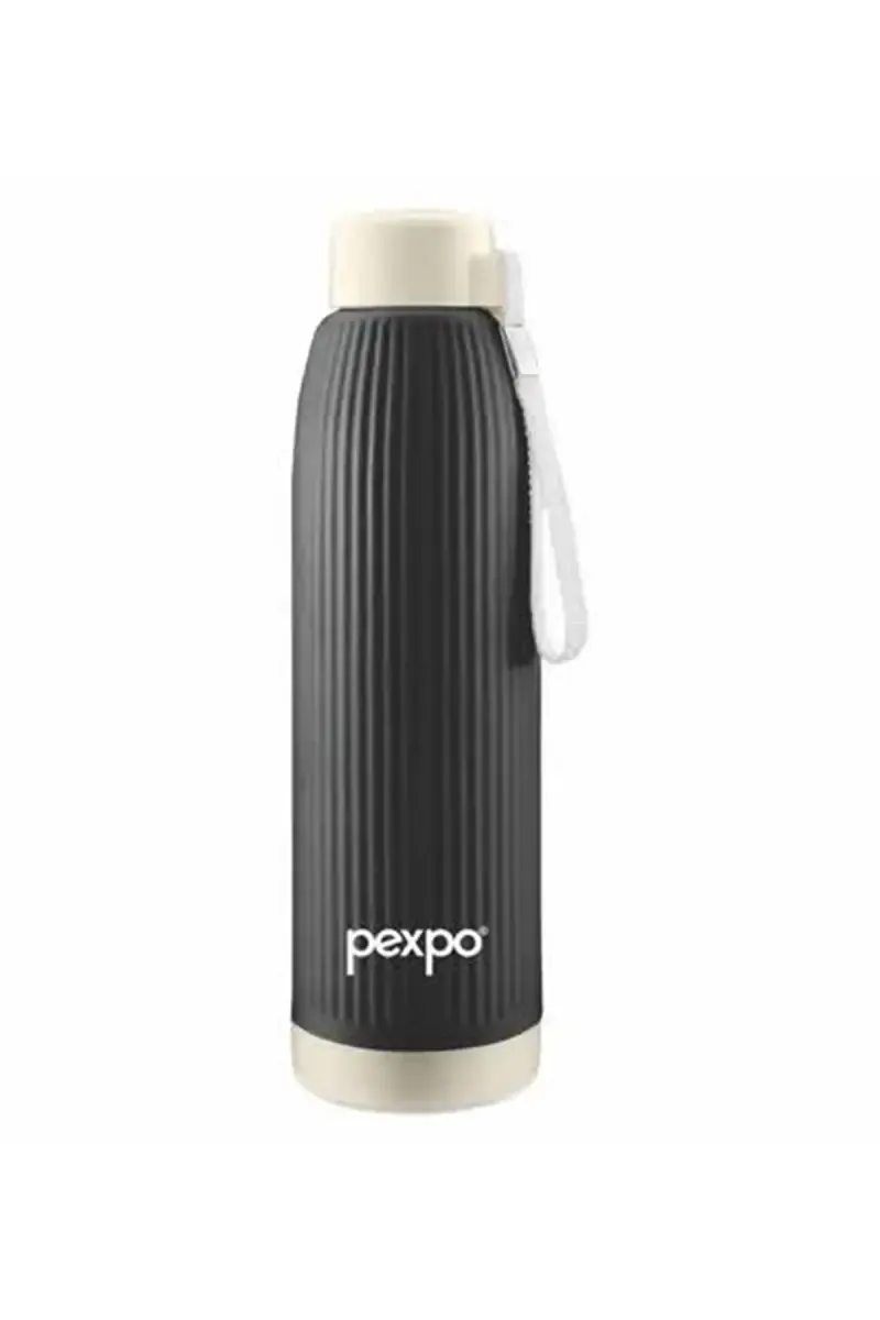 Pexpo Stainless Steel Easy Grip PU Insulated Bottle - 700ml 021066WHI700ML