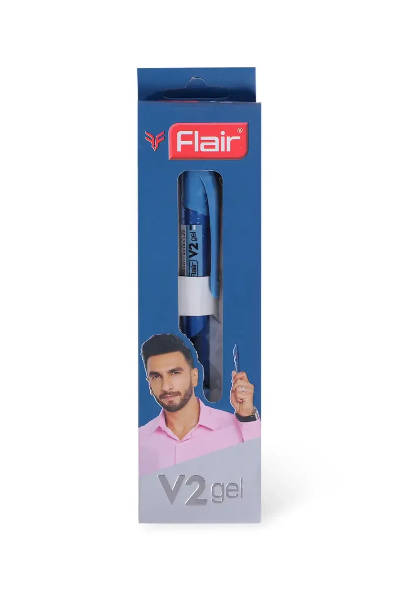 Flair V2 Ultimate Gel Ink Pen (Blue) - Pack of 1