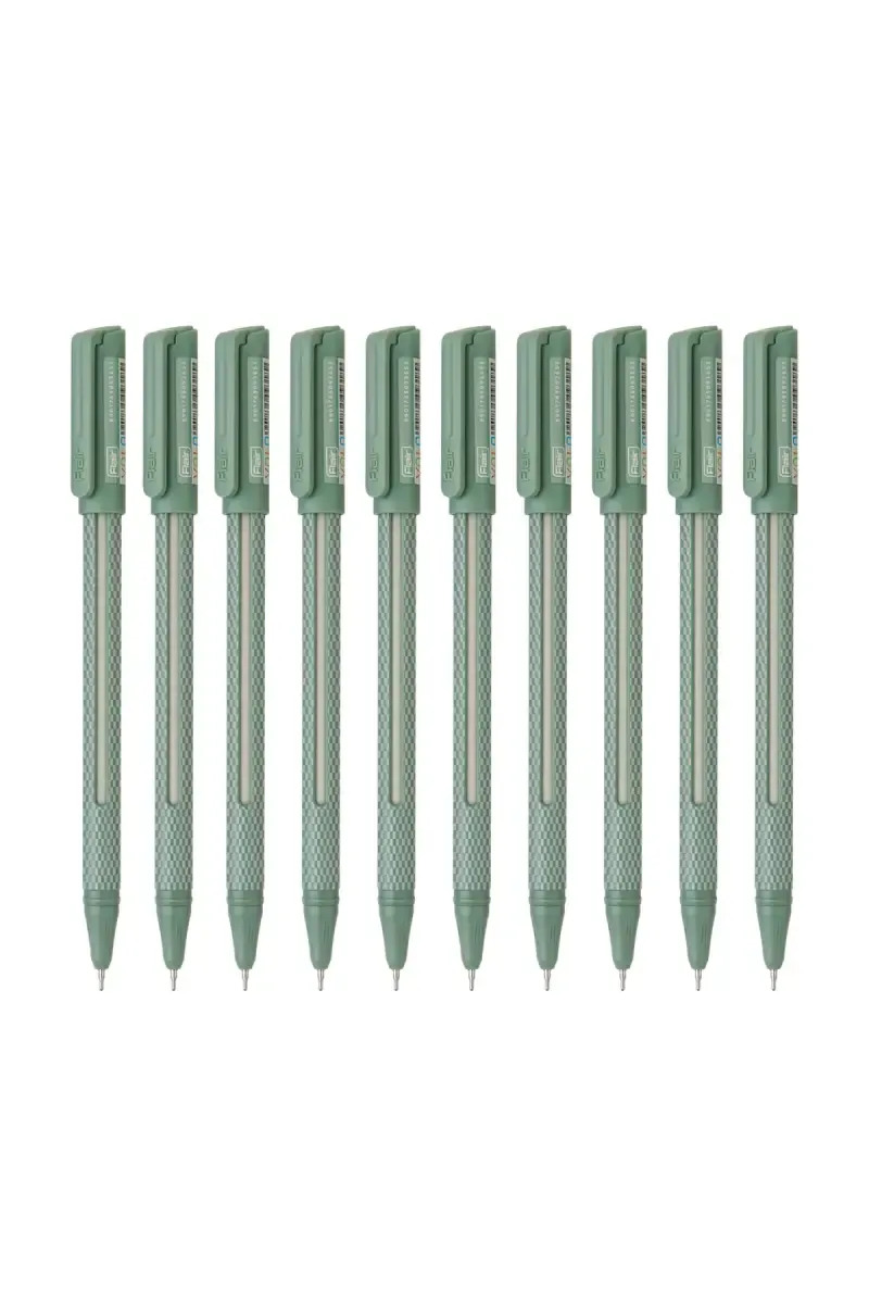 Flair Yolo Waterproof Gel Pens - Pack Of 10 (Green) 021110GREPACOF10